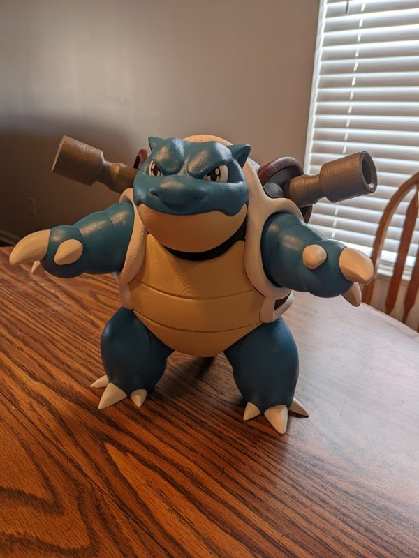 【宠物小精灵】水箭龟-3D合纵社-3D打印模型STL格式3mf格式免费下载！