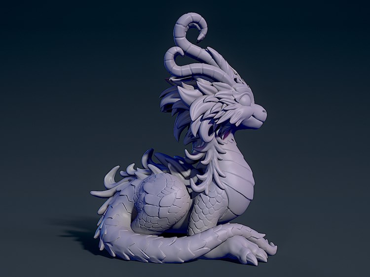 图片[2]-麒麟-3D合纵社-3D打印模型STL格式3mf格式免费下载！