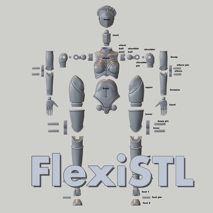 可动原子之心-3D合纵社-3D打印模型STL格式3mf格式免费下载！