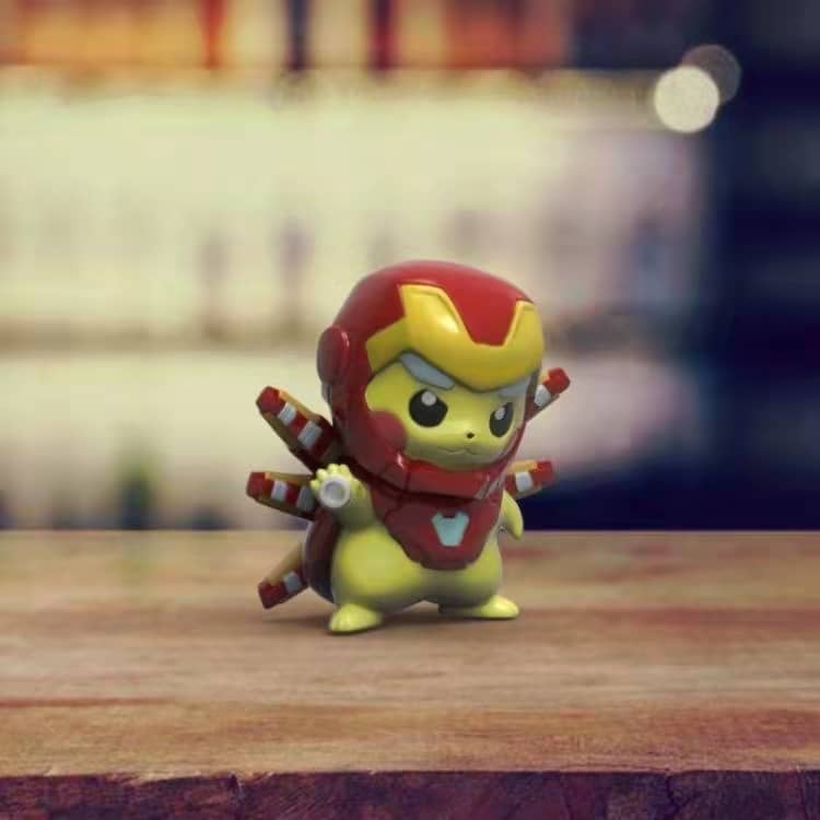 【宠物小精灵】皮卡丘钢铁侠-3D合纵社-3D打印模型STL格式3mf格式免费下载！