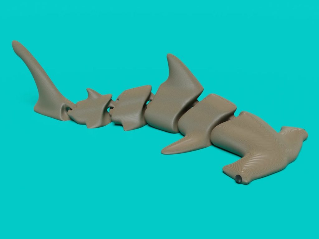 锤头鲨-3D合纵社-3D打印模型STL格式3mf格式免费下载！