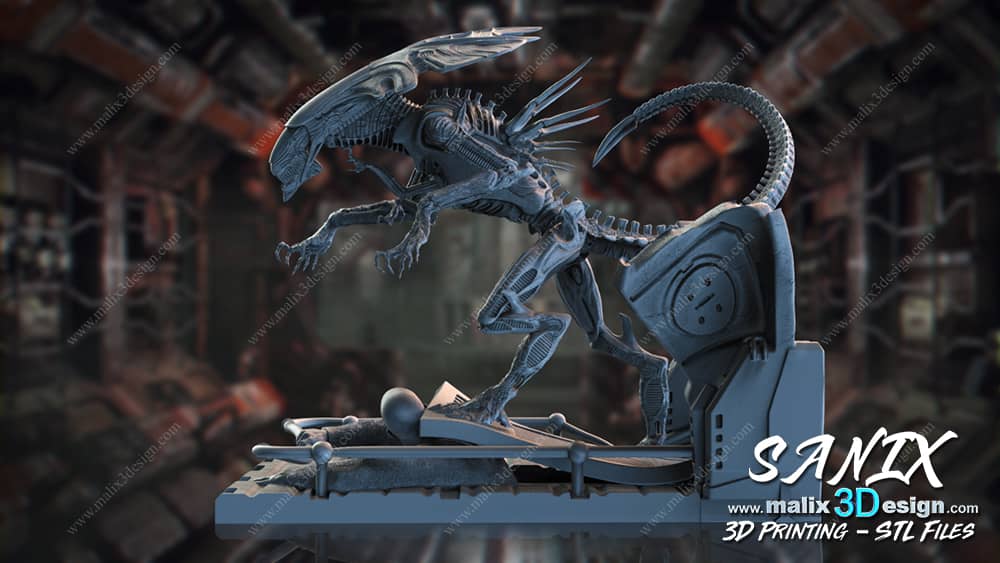 图片[4]-【异形】异形女王-3D合纵社-3D打印模型STL格式3mf格式免费下载！