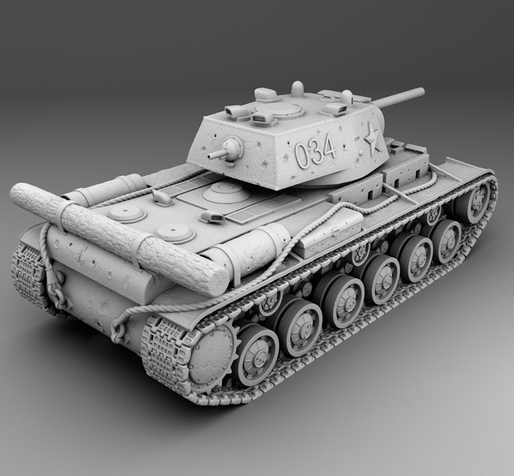 图片[3]-KV-1坦克-3D合纵社-3D打印模型STL格式3mf格式免费下载！