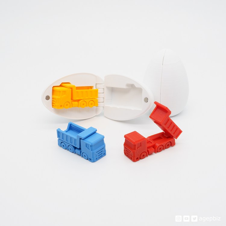 【惊喜蛋】自卸卡车-3D合纵社-3D打印模型STL格式3mf格式免费下载！