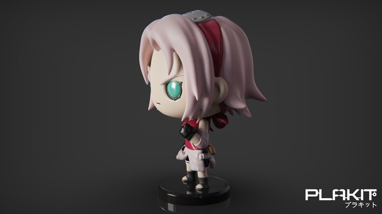 图片[3]-【火影忍者】Q版小樱-3D合纵社-3D打印模型STL格式3mf格式免费下载！