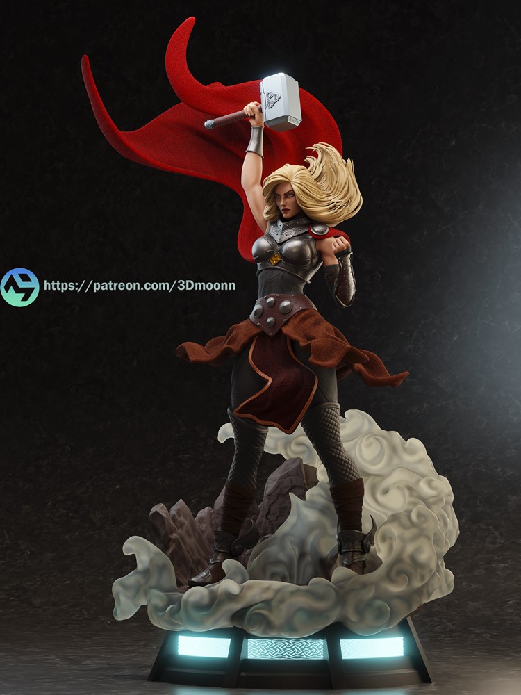 图片[2]-女雷神-3D合纵社-3D打印模型STL格式3mf格式免费下载！