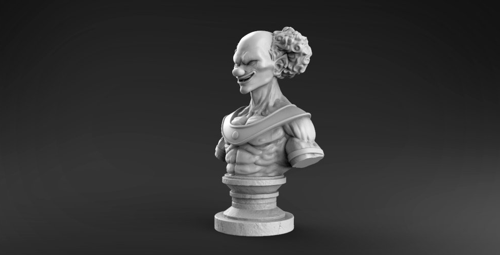 图片[4]-【龙珠】小丑破坏神半身像-3D合纵社-3D打印模型STL格式3mf格式免费下载！