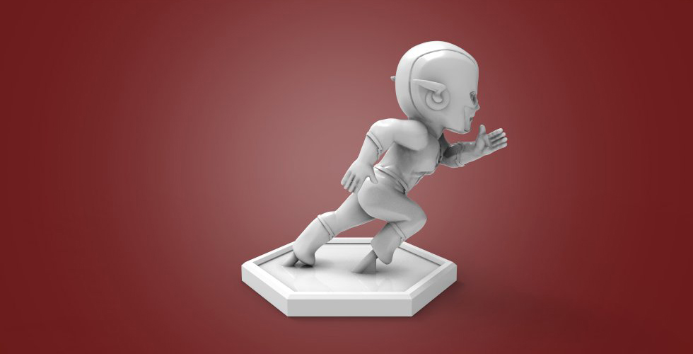 图片[3]-【DC英雄】Chibi Flash Q版闪电侠-3D合纵社-3D打印模型STL格式3mf格式免费下载！