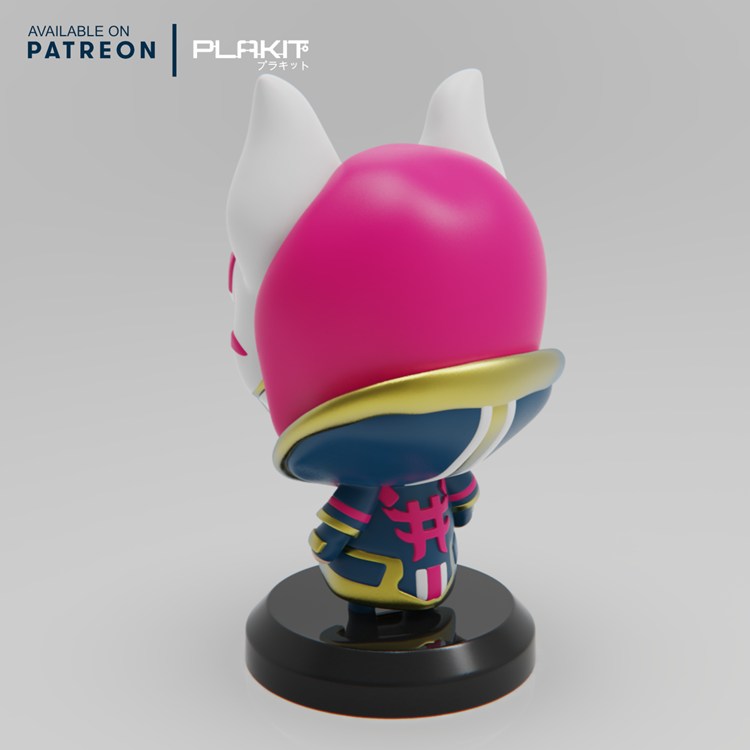 图片[3]-堡垒之夜-天狐-3D合纵社-3D打印模型STL格式3mf格式免费下载！