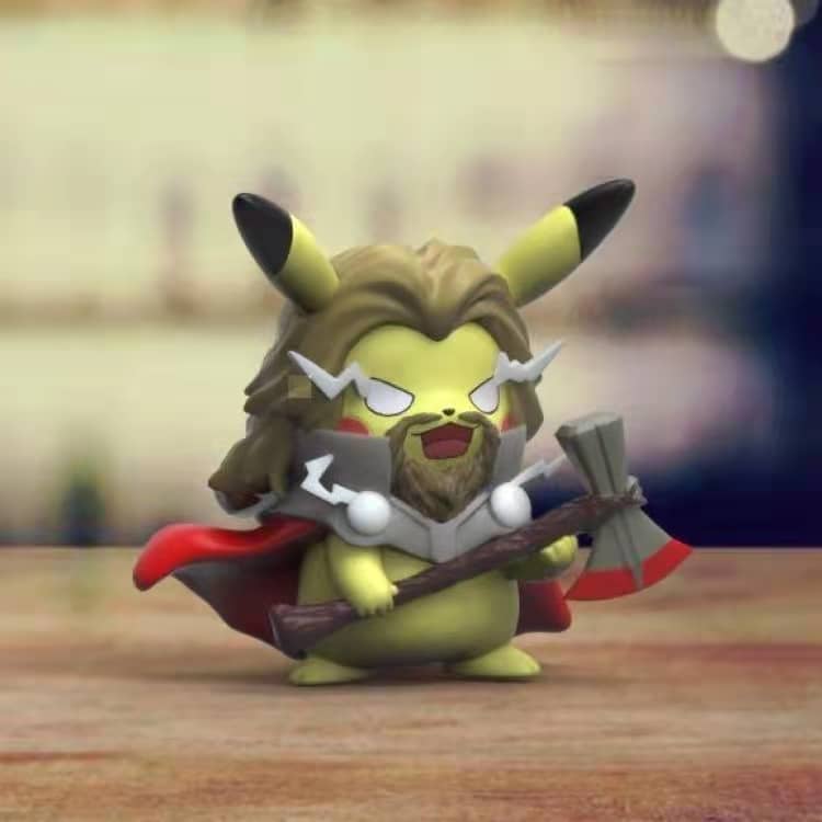 【宠物小精灵】皮卡丘雷神-3D合纵社-3D打印模型STL格式3mf格式免费下载！