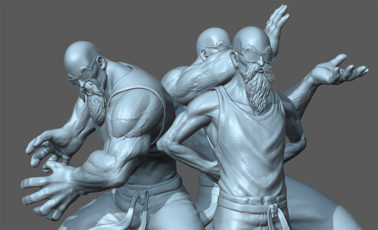 图片[2]-【龙珠】龟仙人-3D合纵社-3D打印模型STL格式3mf格式免费下载！