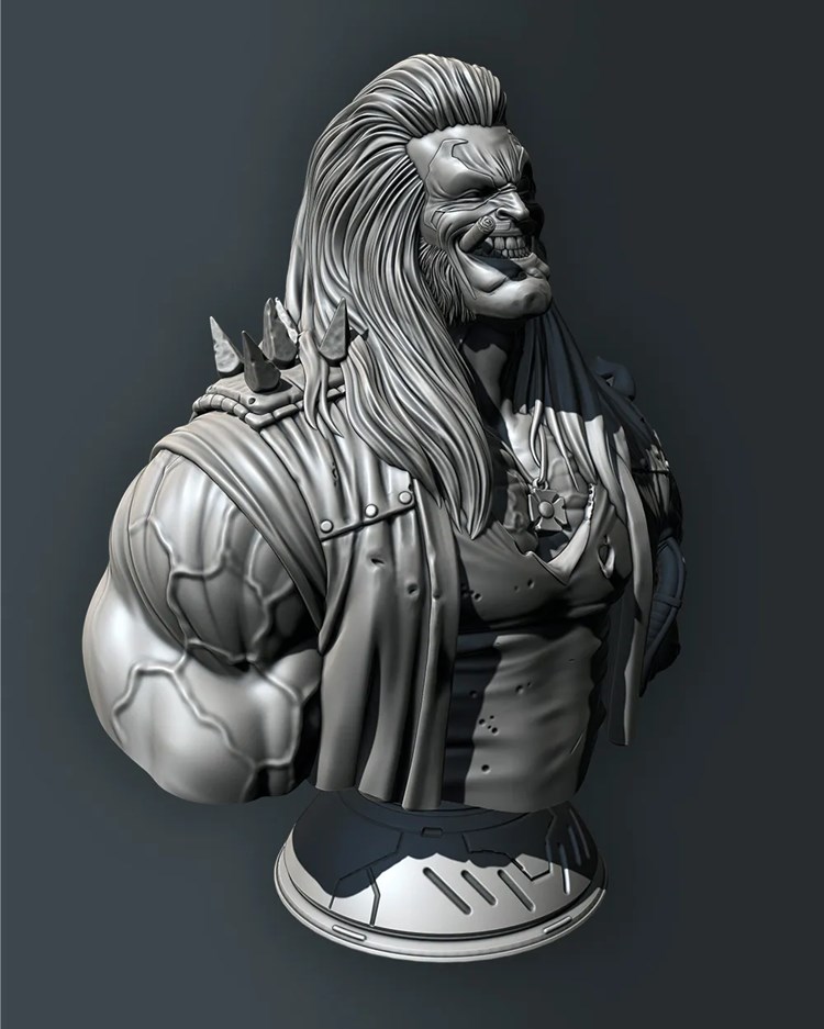 图片[2]-灰狼罗伯半身像-3D合纵社-3D打印模型STL格式3mf格式免费下载！