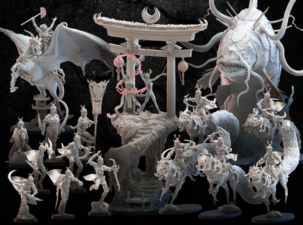 【战棋】失落的帝国-3D合纵社-3D打印模型STL格式3mf格式免费下载！