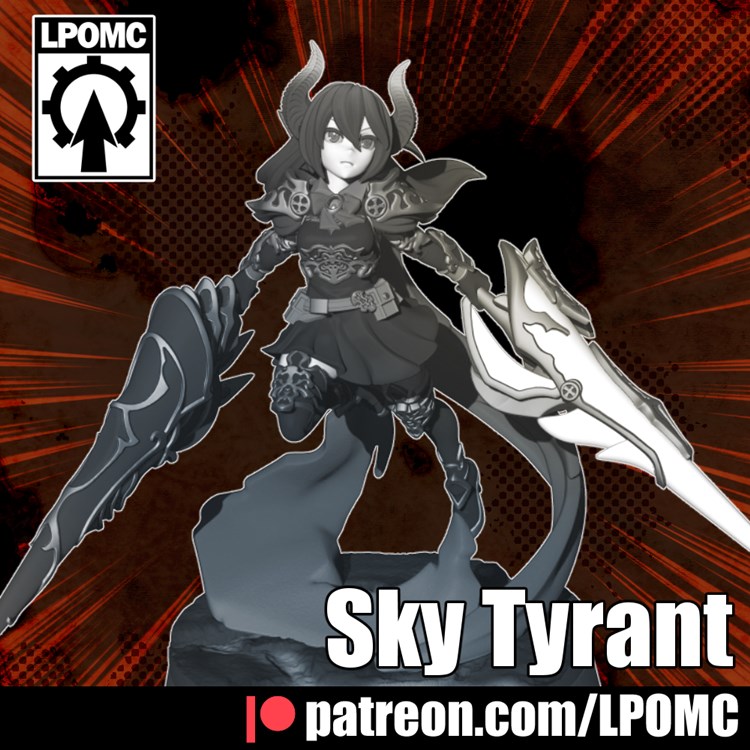 skytyrant火焰之纹章-3D合纵社-3D打印模型STL格式3mf格式免费下载！