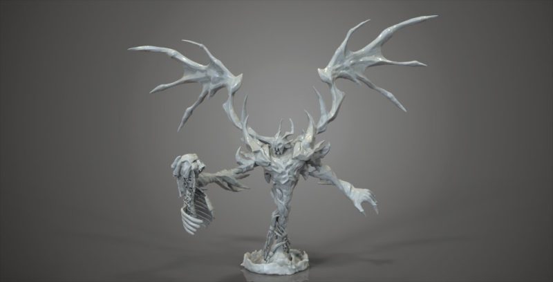 【Dota】 Shadow Fiend 暗影魔王-3D合纵社-3D打印模型STL格式3mf格式免费下载！