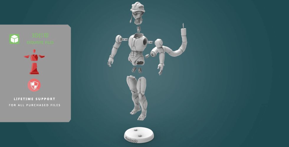 图片[2]-【全职猎人】梅路艾姆-3D合纵社-3D打印模型STL格式3mf格式免费下载！