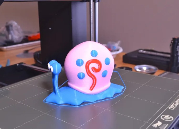 【海绵宝宝】小蜗-3D合纵社-3D打印模型STL格式3mf格式免费下载！