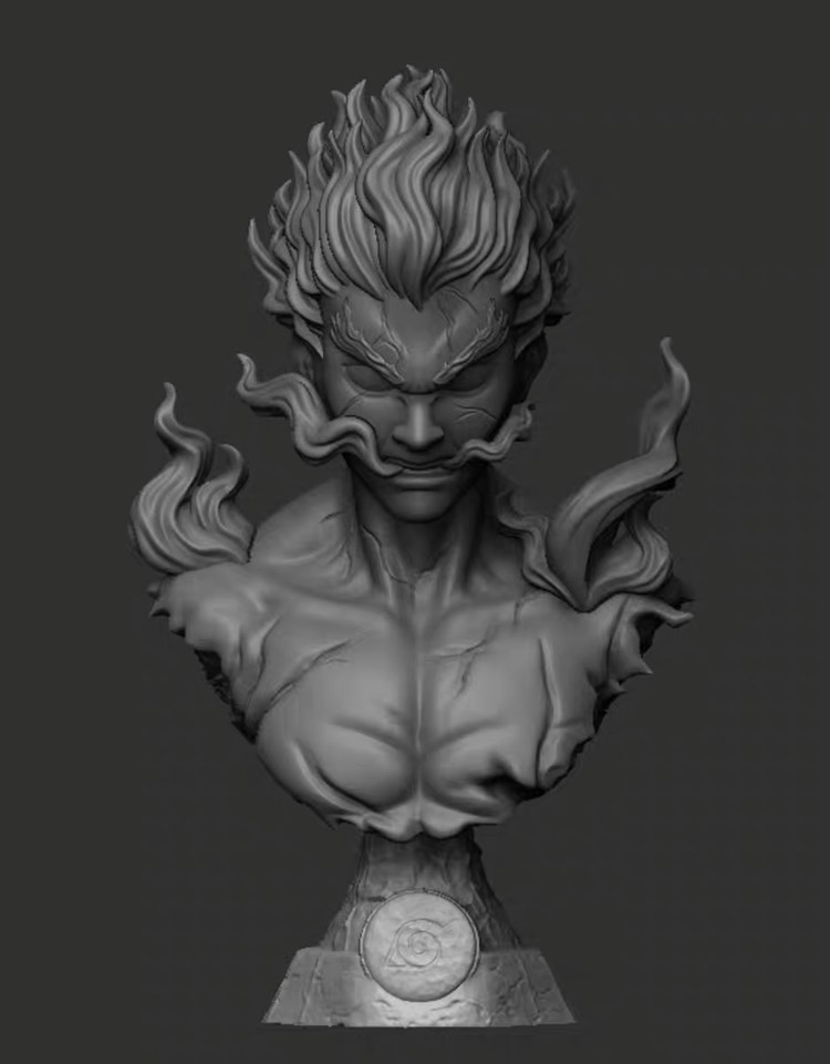 图片[2]-【火影忍者】凯半身像-3D合纵社-3D打印模型STL格式3mf格式免费下载！