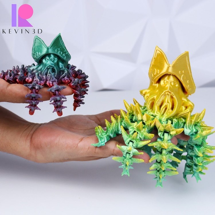 图片[3]-【可动模型】章鱼戴维琼斯海盗-3D合纵社-3D打印模型STL格式3mf格式免费下载！