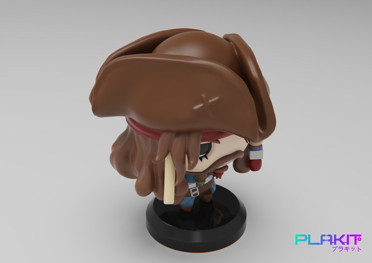 图片[2]-加勒比海盗-杰克·斯派洛-3D合纵社-3D打印模型STL格式3mf格式免费下载！