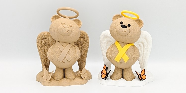 图片[2]-天使泰迪熊-3D合纵社-3D打印模型STL格式3mf格式免费下载！