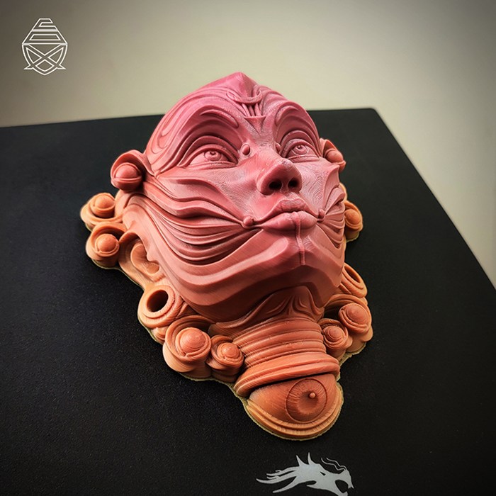 图片[2]-艺术女孩面具-墙壁式花盆-3D合纵社-3D打印模型STL格式3mf格式免费下载！