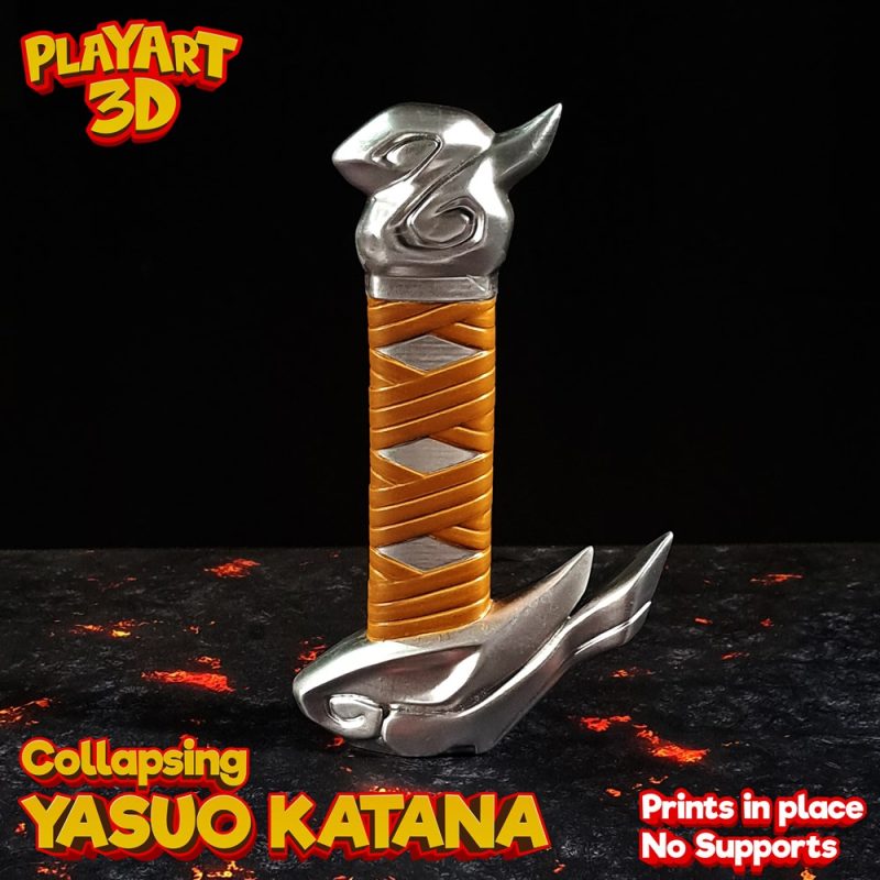 亚索-疾风之刃-3D合纵社-3D打印模型STL格式3mf格式免费下载！