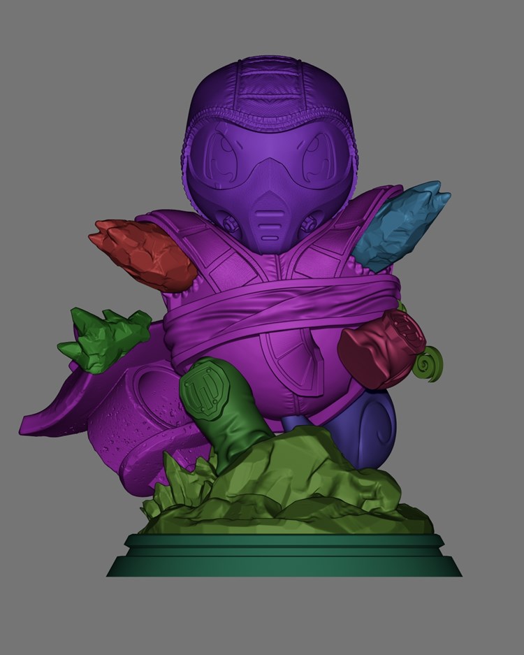 图片[2]-【宠物小精灵】杰尼龟忍者版-3D合纵社-3D打印模型STL格式3mf格式免费下载！