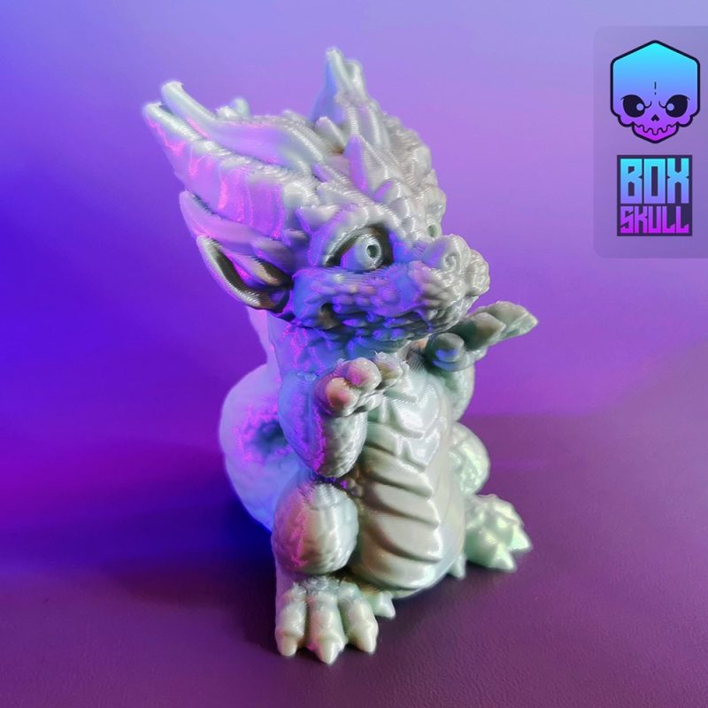 Q版小龙-3D合纵社-3D打印模型STL格式3mf格式免费下载！