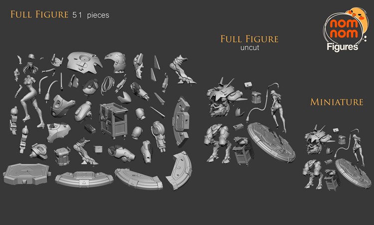 图片[2]-【守望先锋】DVA机甲女战士-3D合纵社-3D打印模型STL格式3mf格式免费下载！