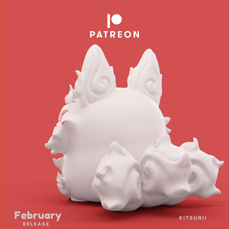 图片[2]-【格鲁皮怪物】狐妖-3D合纵社-3D打印模型STL格式3mf格式免费下载！