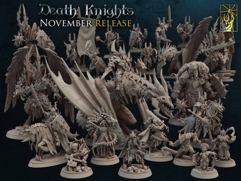 【战棋】November Death Knights-3D合纵社-3D打印模型STL格式3mf格式免费下载！