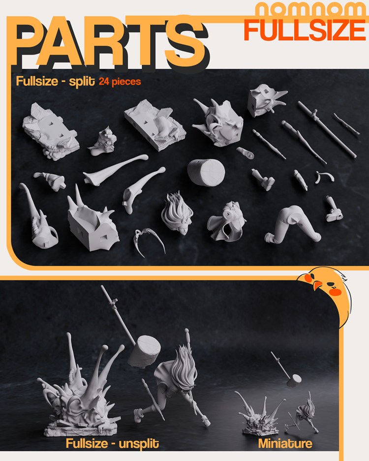 图片[2]-【电锯人】帕瓦-3D合纵社-3D打印模型STL格式3mf格式免费下载！