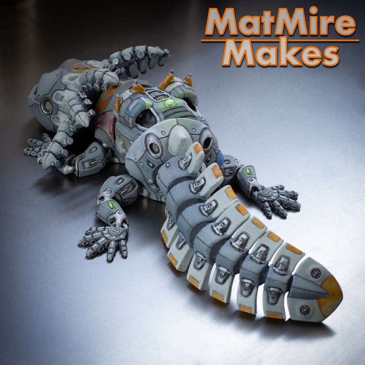 图片[3]-可动机械蝾螈-3D合纵社-3D打印模型STL格式3mf格式免费下载！