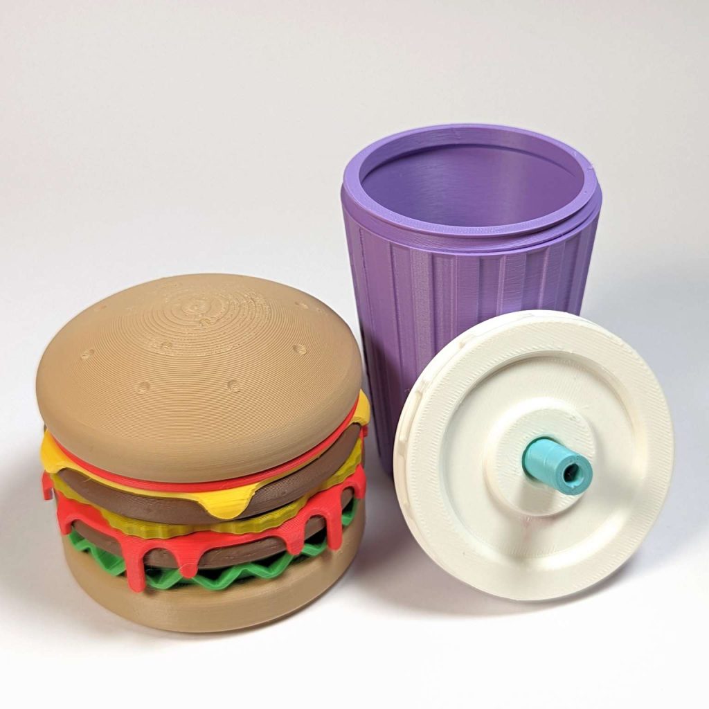 图片[2]-奶昔和汉堡-3D合纵社-3D打印模型STL格式3mf格式免费下载！