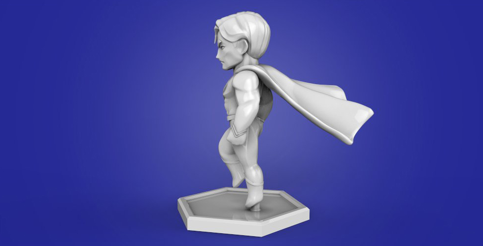 图片[3]-【DC英雄】Chibi Superman Q版超人-3D合纵社-3D打印模型STL格式3mf格式免费下载！