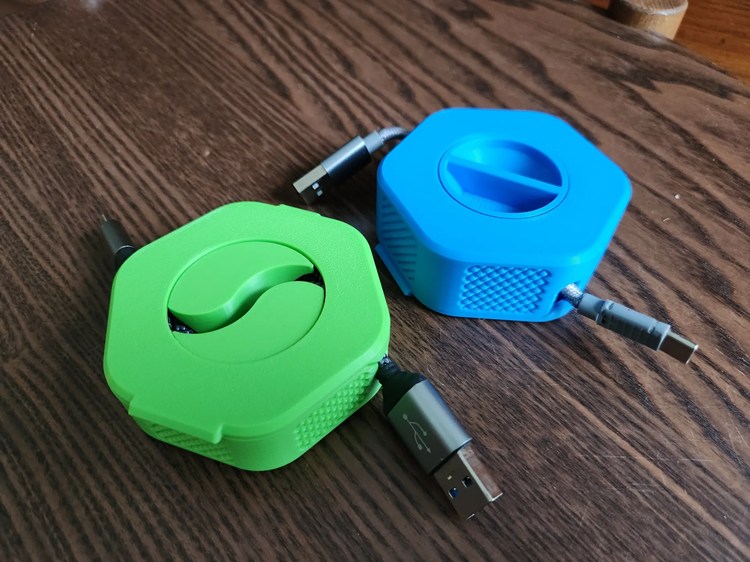 便携式数据线整理器-3D合纵社-3D打印模型STL格式3mf格式免费下载！