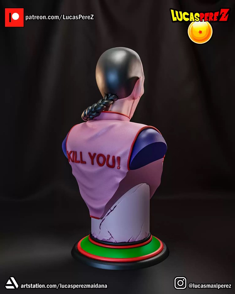 图片[4]-【龙珠】桃白白胸像-3D合纵社-3D打印模型STL格式3mf格式免费下载！