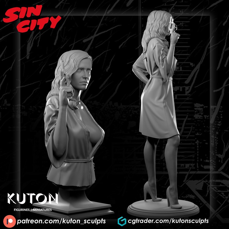 图片[2]-【罪恶之城】伊娃-3D合纵社-3D打印模型STL格式3mf格式免费下载！