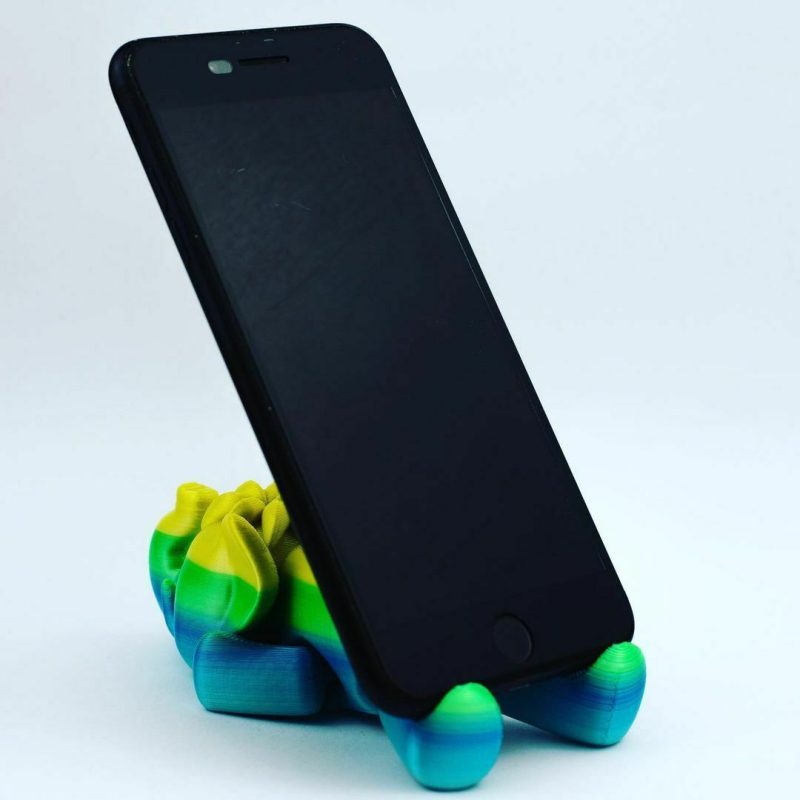 小猛犸象手机支架-3D合纵社-3D打印模型STL格式3mf格式免费下载！