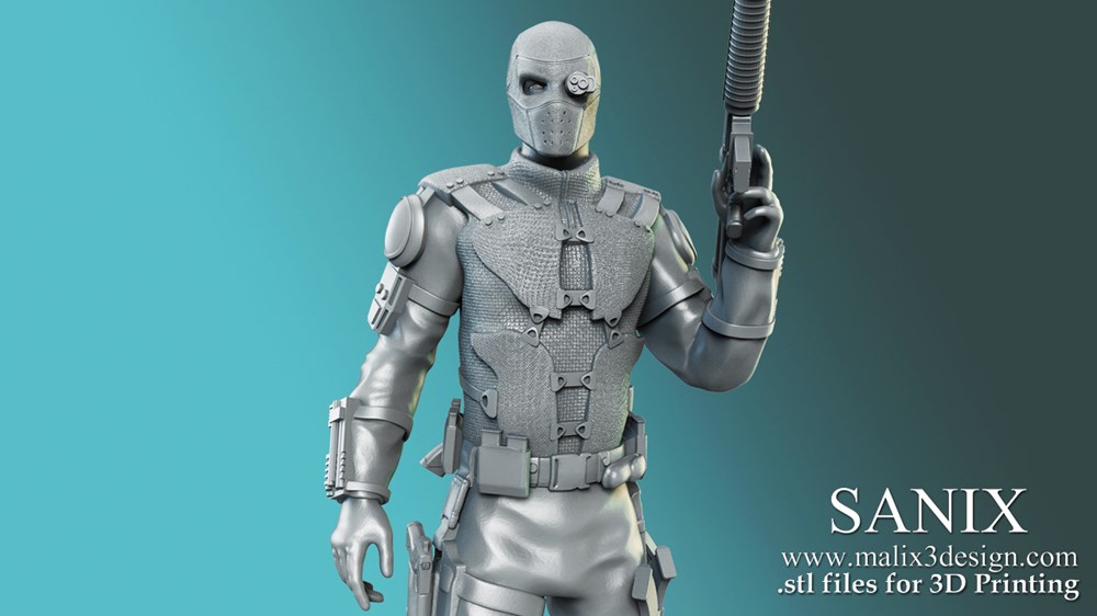 死亡射手-3D合纵社-3D打印模型STL格式3mf格式免费下载！