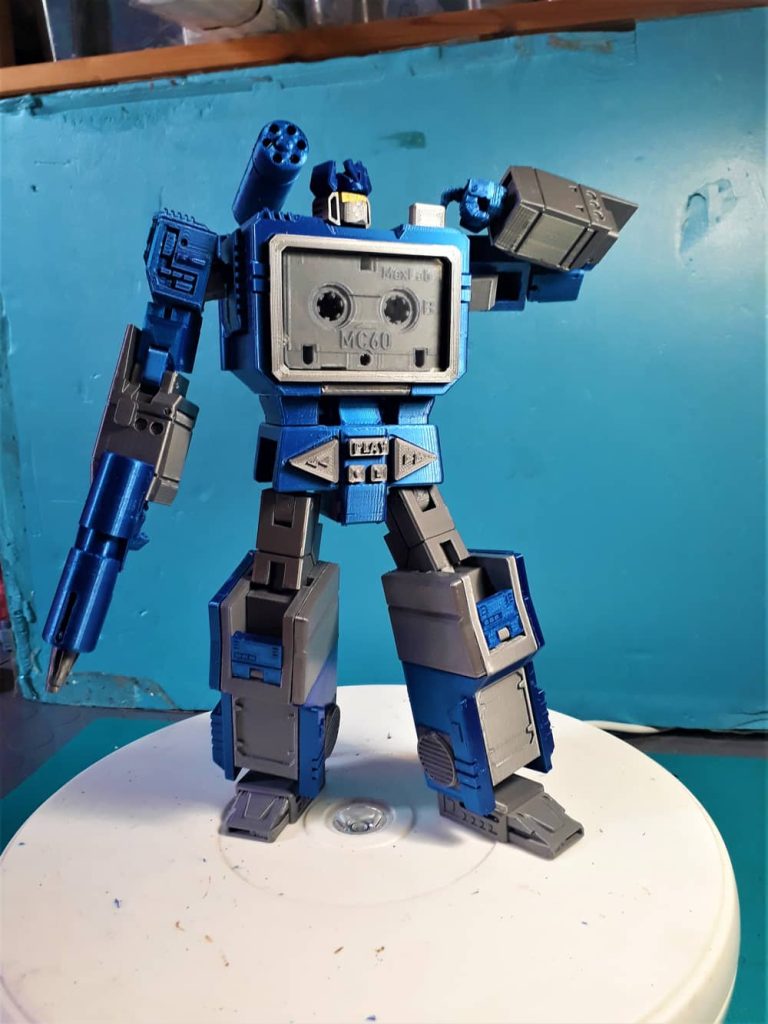 【变形金刚】磁带收音机-3D合纵社-3D打印模型STL格式3mf格式免费下载！