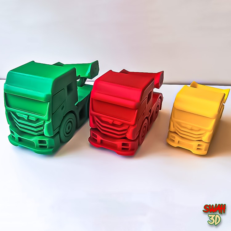 图片[2]-一体打印可动重卡赛车-3D合纵社-3D打印模型STL格式3mf格式免费下载！