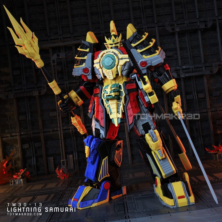 闪电武士-3D合纵社-3D打印模型STL格式3mf格式免费下载！