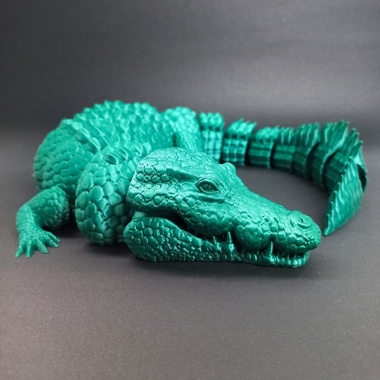 可动大鳄鱼-3D合纵社-3D打印模型STL格式3mf格式免费下载！