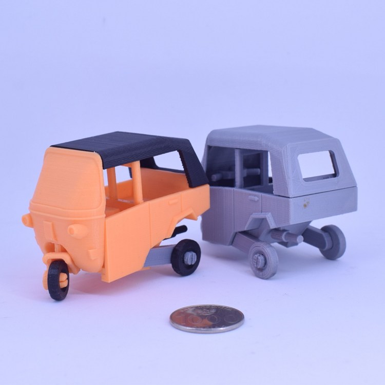 三轮车-3D合纵社-3D打印模型STL格式3mf格式免费下载！