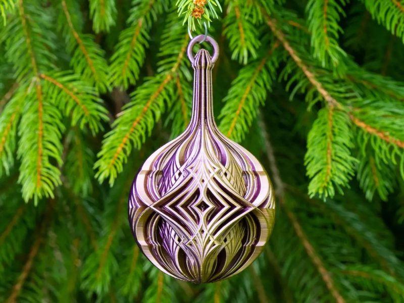 圣诞球-3D合纵社-3D打印模型STL格式3mf格式免费下载！