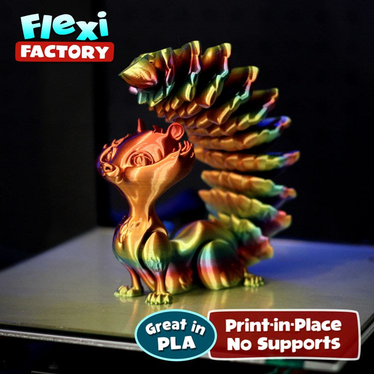松鼠-3D合纵社-3D打印模型STL格式3mf格式免费下载！