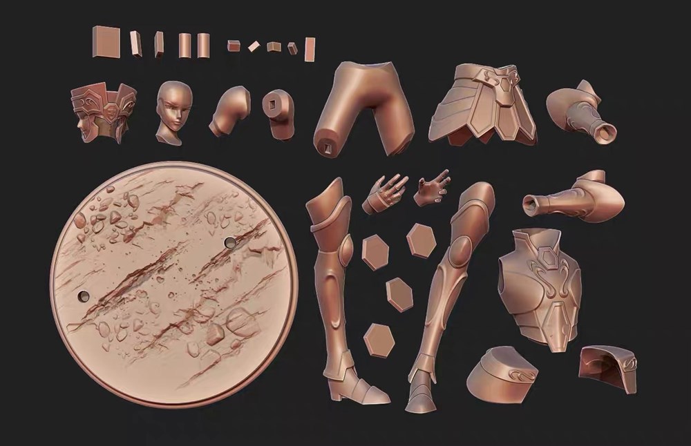 图片[2]-【圣斗士】教皇双子座-3D合纵社-3D打印模型STL格式3mf格式免费下载！