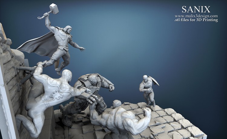 图片[3]-复联内战-3D合纵社-3D打印模型STL格式3mf格式免费下载！